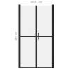 Frosted ESG Shower Door (88-91)x190 cm - Stylish & Functional