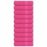  Hand Towels 10 pcs Pink 50x100 cm 360 gsm 100% Cotton Colour pink Size 50 x 100 cm Quantity in Package 10 