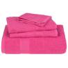 Hand Towels 10 pcs Pink - Soft 100% Cotton, 360 gsm