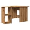 L-Shaped Corner Desk Artisan Oak - Modern & Practical Design