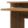 L-Shaped Corner Desk Artisan Oak - Modern & Practical Design