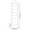 Wall Decoration Ladder-Shaped 50x150 cm | Natural Branch Decor