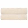  Shower Towels 2 pcs Cream 70x140 cm 360 gsm 100% Cotton Colour cream Size 70 x 140 cm Quantity in Package 2 