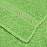 Guest Towels 4 pcs Apple Green 100% Cotton | HipoMarket