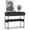 Elegant Black Console Table - 90x35x80 cm | HipoMarket