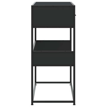 Elegant Black Console Table - 90x35x80 cm | HipoMarket