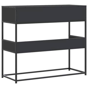 Elegant Black Console Table - 90x35x80 cm | HipoMarket