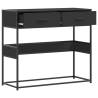 Elegant Black Console Table - 90x35x80 cm | HipoMarket