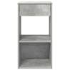 Concrete Grey Bedside Cabinet with Drawer - Stylish & Practical