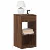  Bedside Cabinet with Drawer Brown Oak 35x34x66.5 cm Colour brown oak Quantity in Package 1 