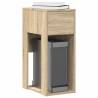 Computer Tower Stand with Drawer in Sonoma Oak - 30x44x74 cm