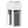  Computer Tower Stand with Drawer White 30x44x74 cm Colour white 