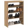  Shoe Rack Artisan Oak 80x25x61.5 cm Engineered Wood Colour artisan oak Quantity in Package 1 Height 81 cm Width 60 cm 