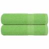  Bath Towels 2 pcs Apple Green 100x150 cm 360 gsm 100% Cotton Colour apple green Size 100 x 150 cm Quantity in Package 2 