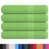 Apple Green Towels - 4 pcs 100% Cotton, 100x200 cm