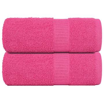 Soap Towels 2 pcs Pink 30x30 cm - 100% Cotton