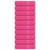  Bath Towels 10 pcs Pink 100x150 cm 360 gsm 100% Cotton Colour pink Size 100 x 150 cm Quantity in Package 10 