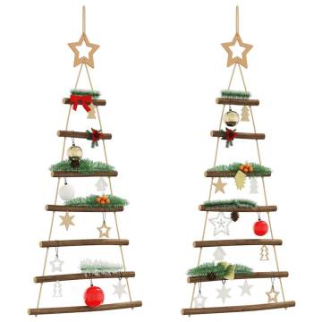 Hanging Christmas Trees 2 pcs 42x90 cm - Hipomarket