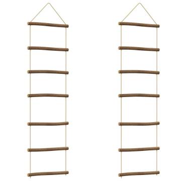 Ladder-Shaped Wall Decorations - 2 pcs Natural Branch 30x100 cm