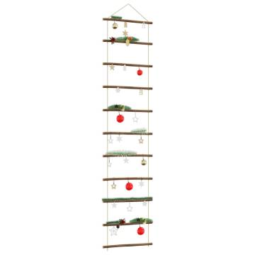 Ladder-Shaped Wall Decoration - Natural Wooden Branches 50x200 cm