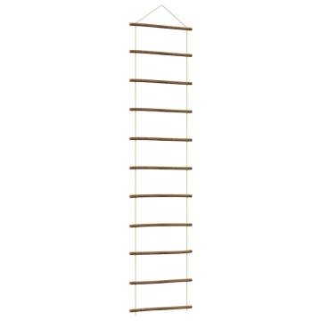 Ladder-Shaped Wall Decoration - Natural Wooden Branches 50x200 cm