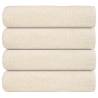  Shower Towels 4 pcs Cream 70x140 cm 360 gsm 100% Cotton Colour cream Size 70 x 140 cm Quantity in Package 4 