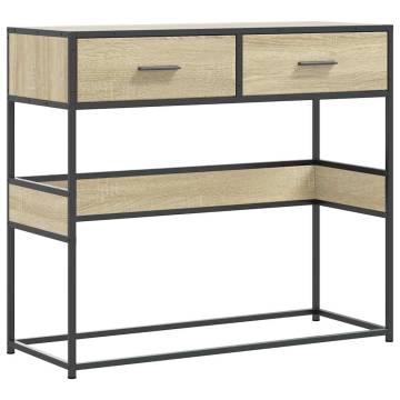 Sonoma Oak Console Table - Scandinavian Design | HipoMarket