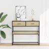 Sonoma Oak Console Table - Scandinavian Design | HipoMarket