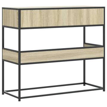 Sonoma Oak Console Table - Scandinavian Design | HipoMarket