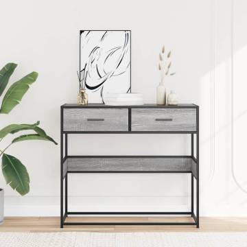 Console Table Grey Sonoma - Scandinavian Style | Hipo Market