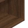 Stylish Brown Oak Bedside Cabinets with Drawer - Set of 2