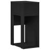 Computer Tower Stand with Drawer - Black 30x44x74 cm