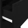 Computer Tower Stand with Drawer - Black 30x44x74 cm