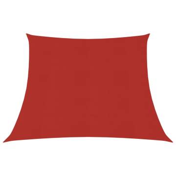 Sunshade Sail 160 g/m² Red 3/4x3 m - HDPE Sun Protection