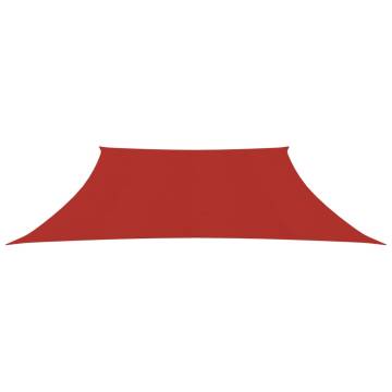 Sunshade Sail 160 g/m² Red 3/4x3 m - HDPE Sun Protection