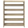 Shoe Rack Sonoma Oak 80x25x100 cm - Durable & Elegant Design