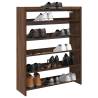  Shoe Rack Brown Oak 80x25x100 cm Engineered Wood Colour brown oak Quantity in Package 1 Height 100 cm Width 80 cm 