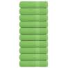  Bath Towels 10 pcs Apple Green 100x150 cm 360 gsm 100% Cotton Colour apple green Size 100 x 150 cm Quantity in Package 10 