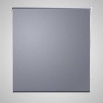 Grey Blackout Roller Blind 80 x 230 cm | Hipomarket UK