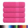 Soft Pink Bath Towels Set of 4 - 100% Cotton, 360 gsm