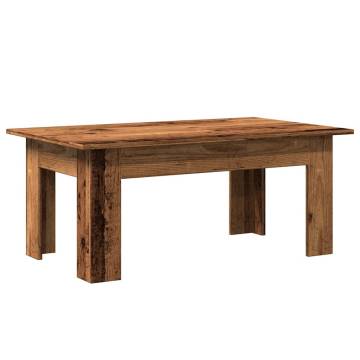 Coffee Table Old Wood | 100x60 cm | Engineered Wood | Hipo Market