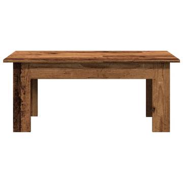 Coffee Table Old Wood | 100x60 cm | Engineered Wood | Hipo Market