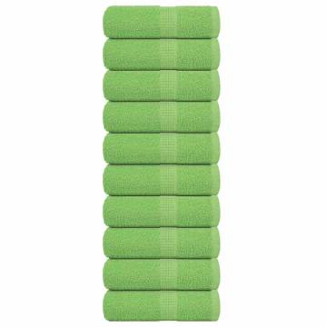 Soap Towels 10 pcs Apple Green - 100% Cotton | HipoMarket