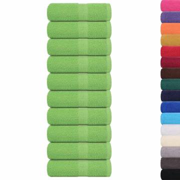 Soap Towels 10 pcs Apple Green - 100% Cotton | HipoMarket