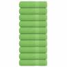  Hand Towels 10 pcs Apple Green 50x100 cm 360 gsm 100% Cotton Colour apple green Size 50 x 100 cm Quantity in Package 10 