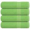  Shower Towels 4 pcs Apple Green 70x140 cm 360 gsm 100% Cotton Colour apple green Size 70 x 140 cm Quantity in Package 4 