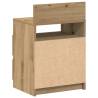 Stylish Bedside Cabinet with 2 Drawers - Artisan Oak