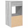 Stylish Grey Sonoma Bedside Cabinet with Drawer | Hipo Market