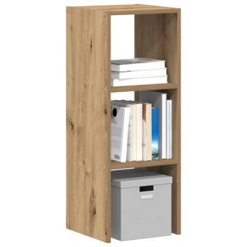 Bookcase Stackable Artisan Oak - 30x30x80 cm Engineered Wood