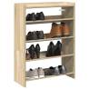  Shoe Rack Sonoma Oak 80x25x61.5 cm Engineered Wood Colour sonoma oak Quantity in Package 1 Height 81 cm Width 60 cm 